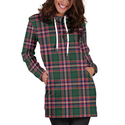 MacFarlane Hunting Modern Tartan Plaid Hoodie Dress