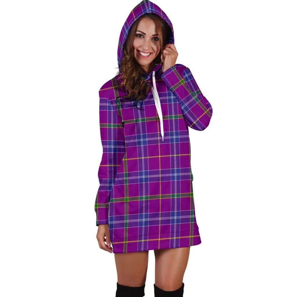 Jackson Tartan Plaid Hoodie Dress