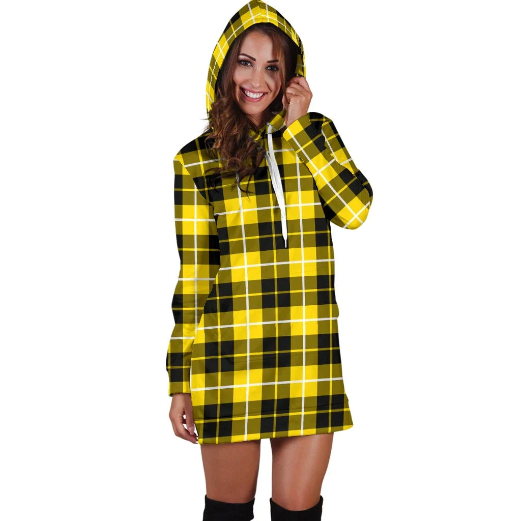 Barclay Dress Modern Tartan Plaid Hoodie Dress