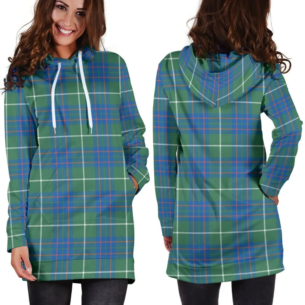 MacIntyre Hunting Ancient Tartan Plaid Hoodie Dress