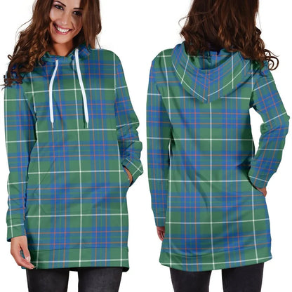 MacIntyre Hunting Ancient Tartan Plaid Hoodie Dress