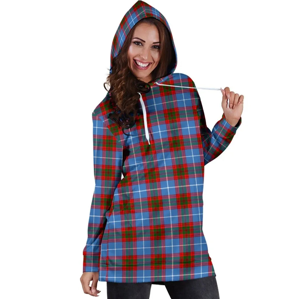 Edinburgh District Tartan Plaid Hoodie Dress