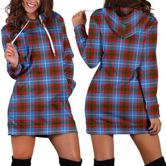 Edinburgh District Tartan Plaid Hoodie Dress