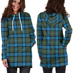 Fergusson Ancient Tartan Plaid Hoodie Dress