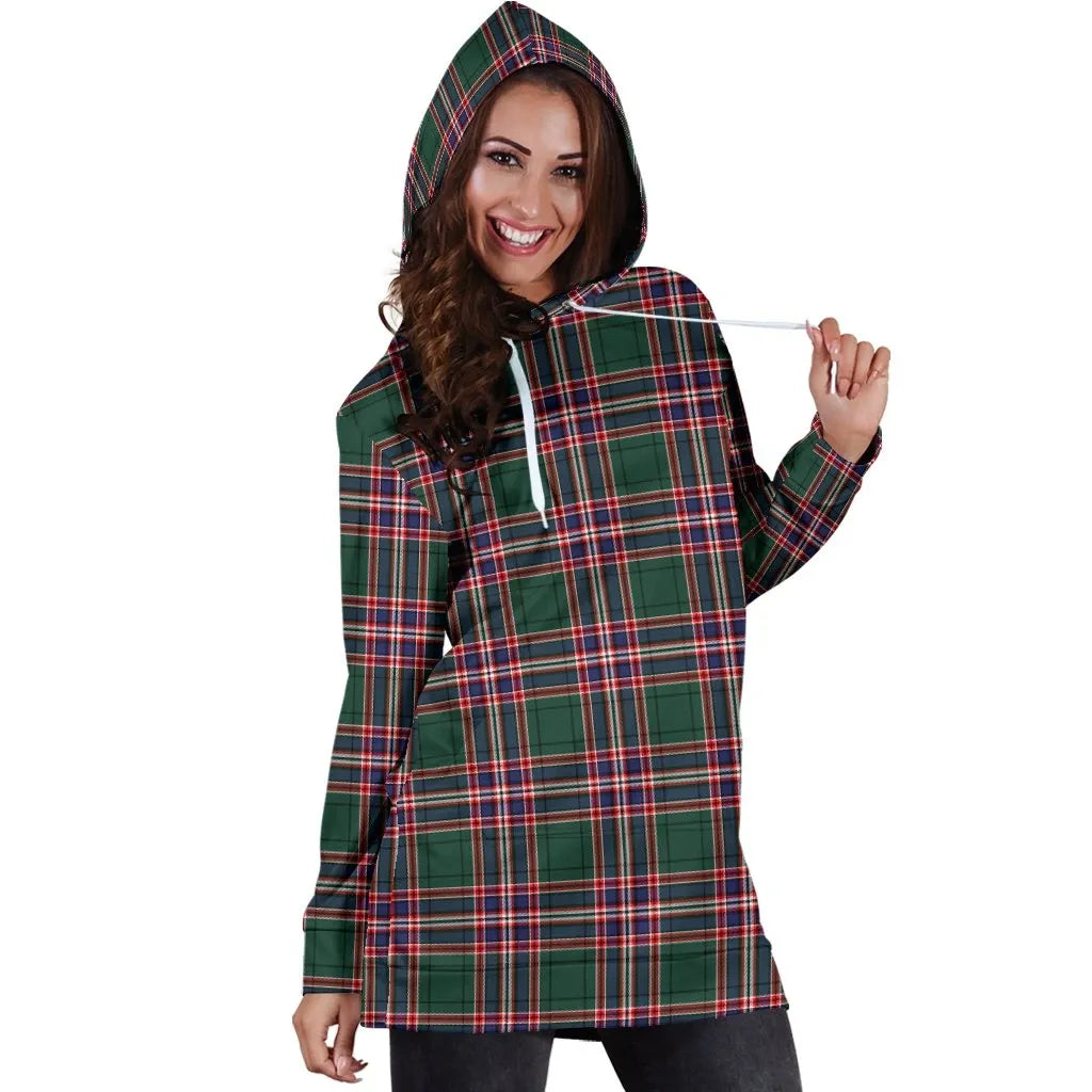 MacFarlane Hunting Modern Tartan Plaid Hoodie Dress