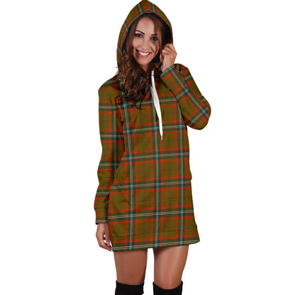 Seton Hunting Modern Tartan Plaid Hoodie Dress