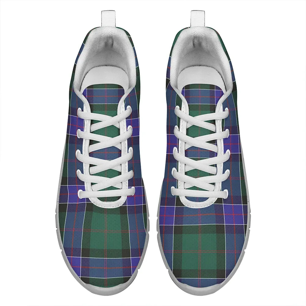 Sinclair Hunting Modern Tartan Plaid Sneakers