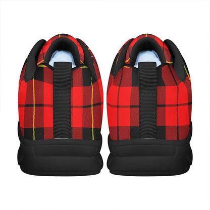 Wallace Hunting - Red Tartan Plaid Sneakers