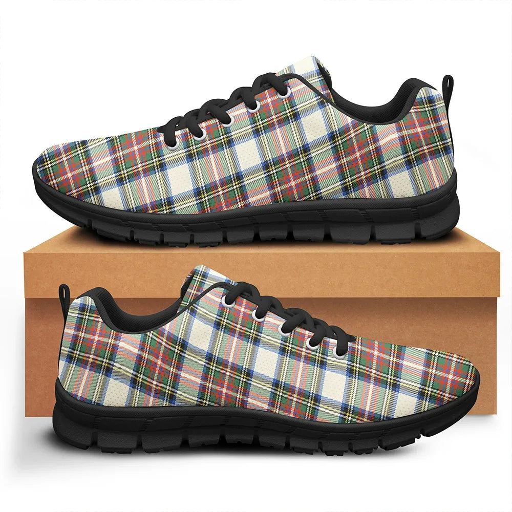 Stewart Dress Ancient Tartan Plaid Sneakers