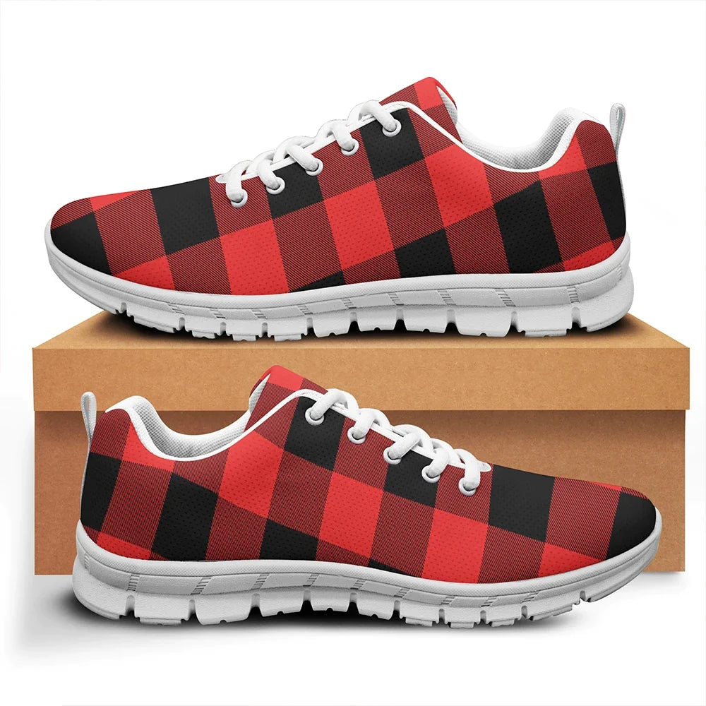 Rob Roy MacGregor Modern Tartan Plaid Sneakers