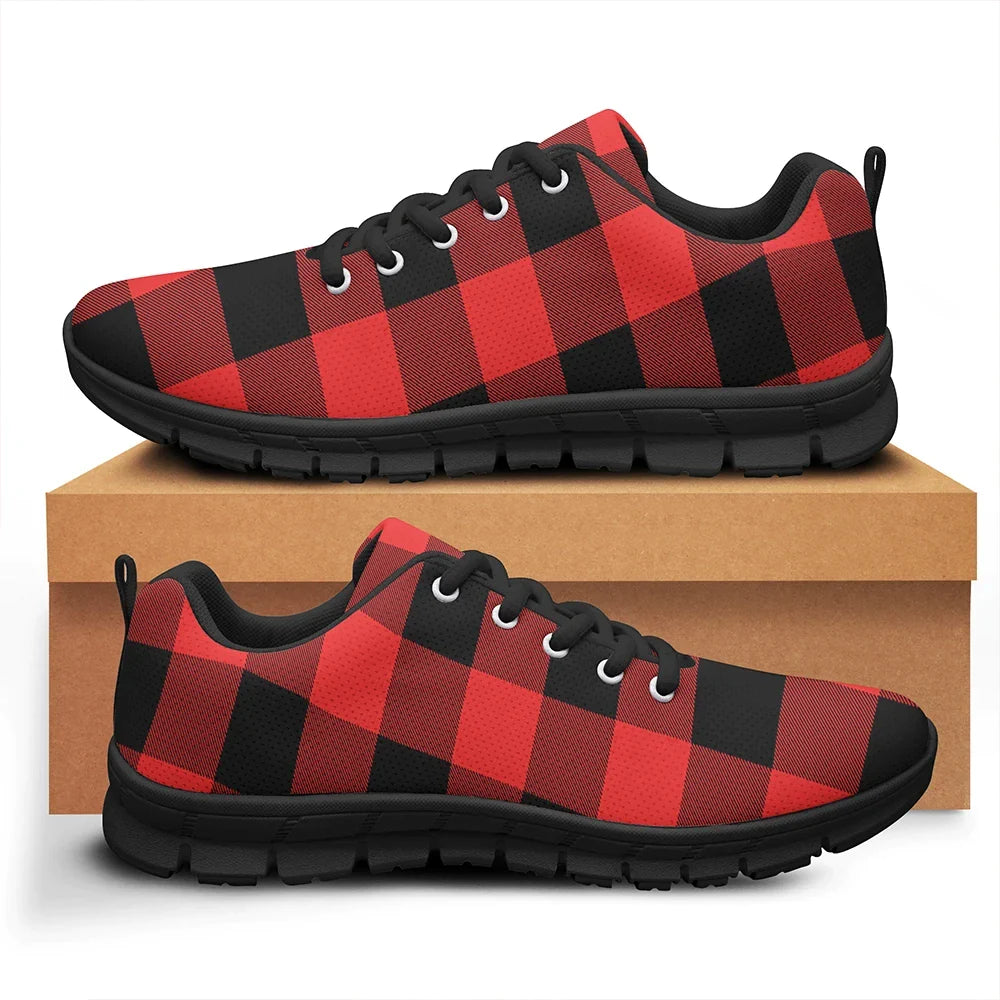 Rob Roy MacGregor Modern Tartan Plaid Sneakers