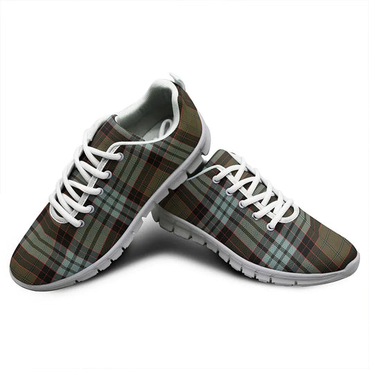 Stewart Old Weathered Tartan Plaid Sneakers