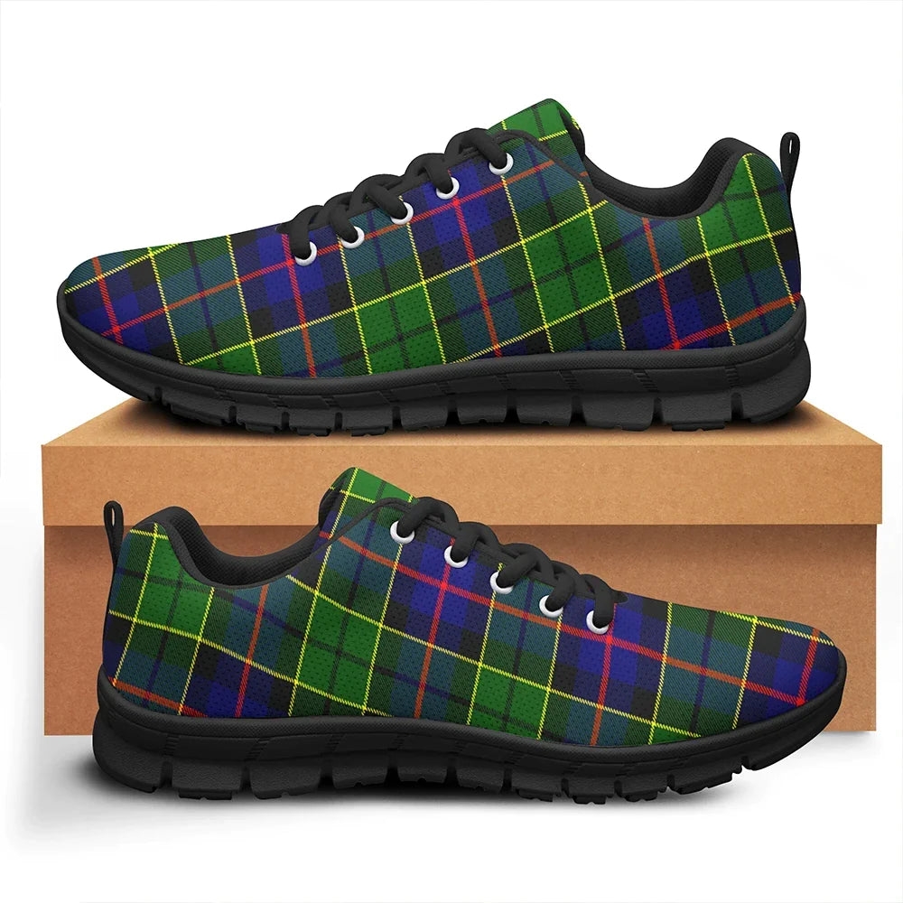 Forsyth Modern Tartan Plaid Sneakers