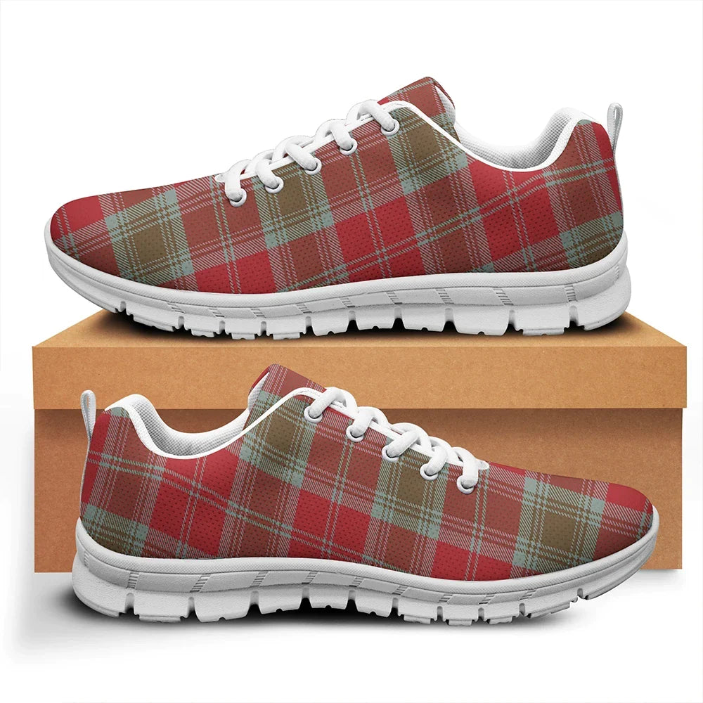 Lindsay Weathered Tartan Plaid Sneakers