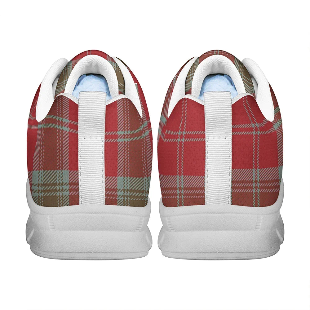 Lindsay Weathered Tartan Plaid Sneakers