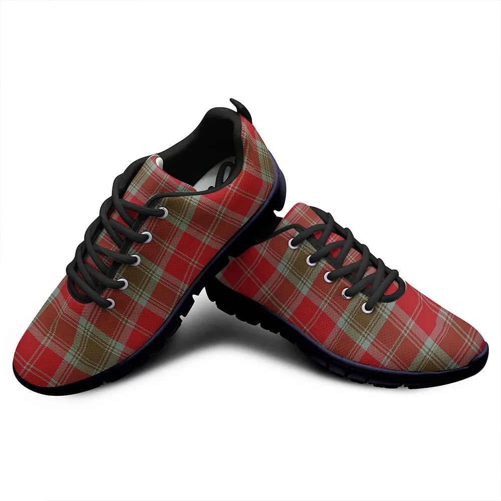 Lindsay Weathered Tartan Plaid Sneakers