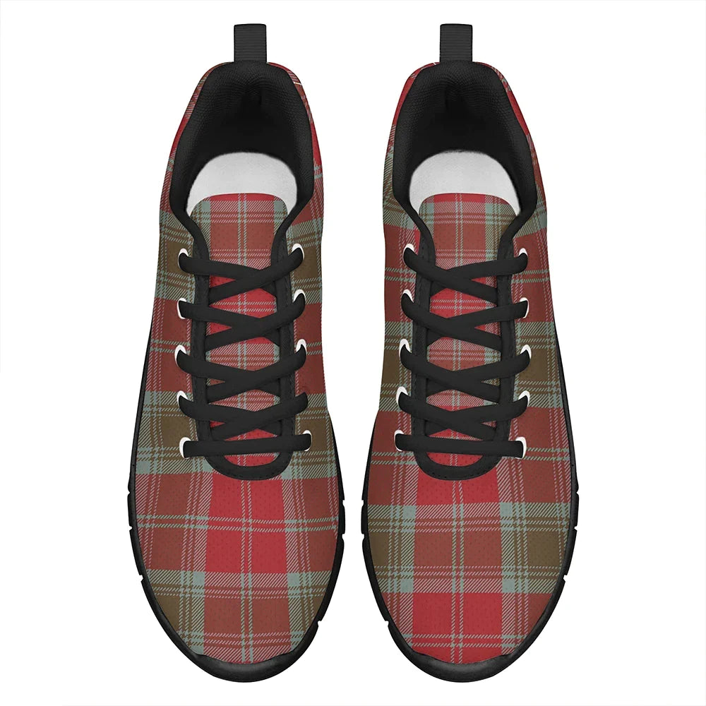 Lindsay Weathered Tartan Plaid Sneakers