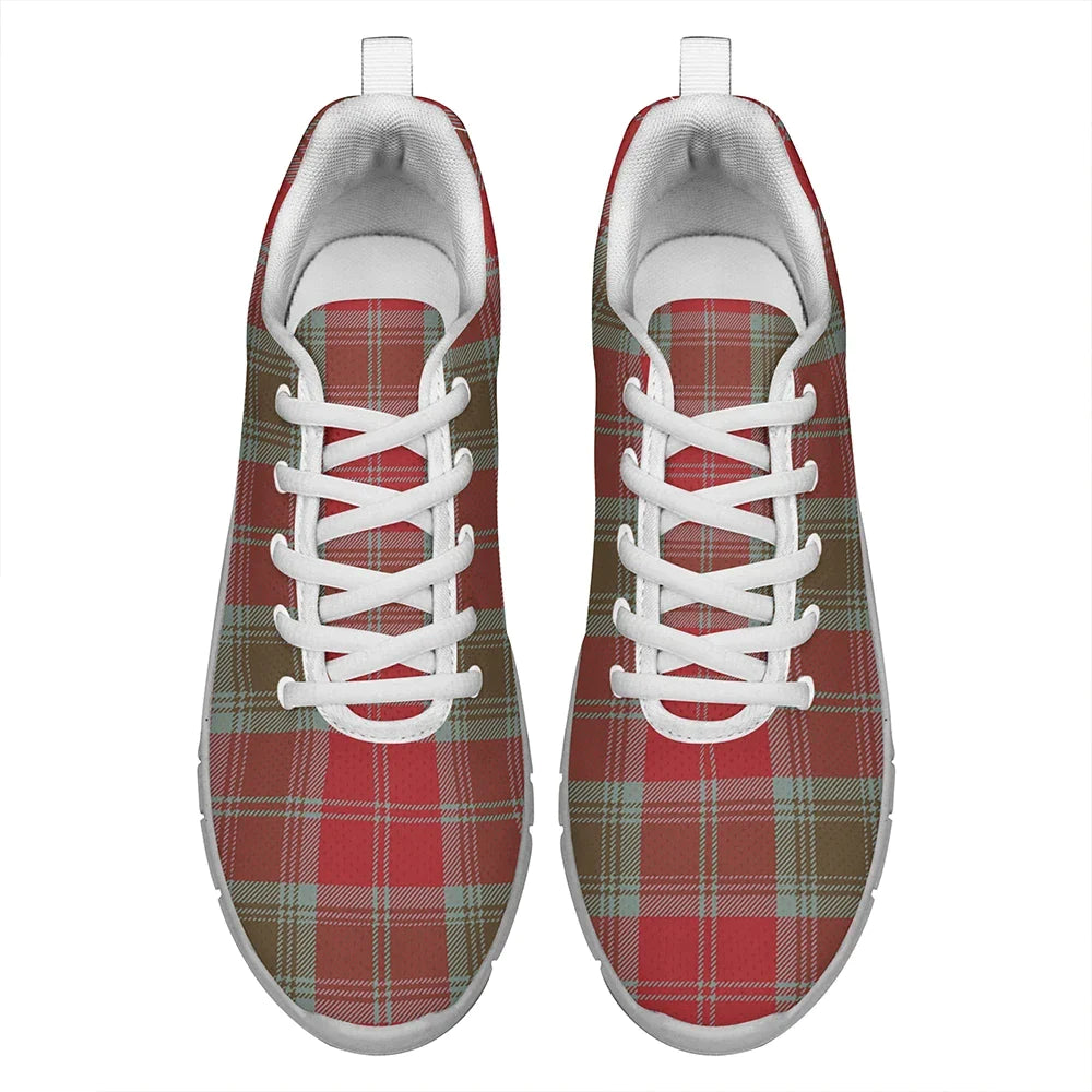 Lindsay Weathered Tartan Plaid Sneakers