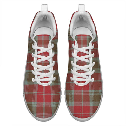 Lindsay Weathered Tartan Plaid Sneakers