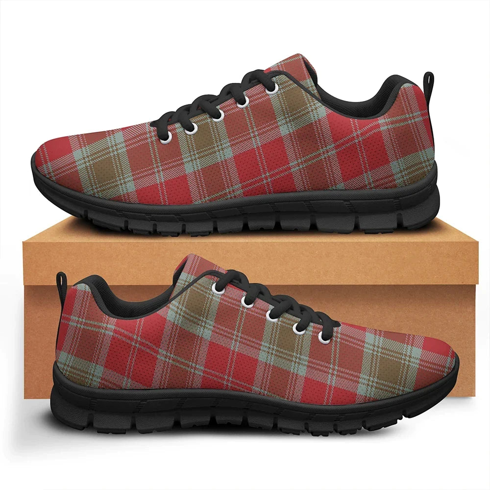 Lindsay Weathered Tartan Plaid Sneakers