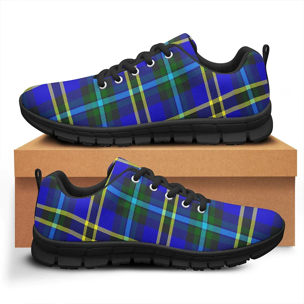 Weir Modern Tartan Plaid Sneakers