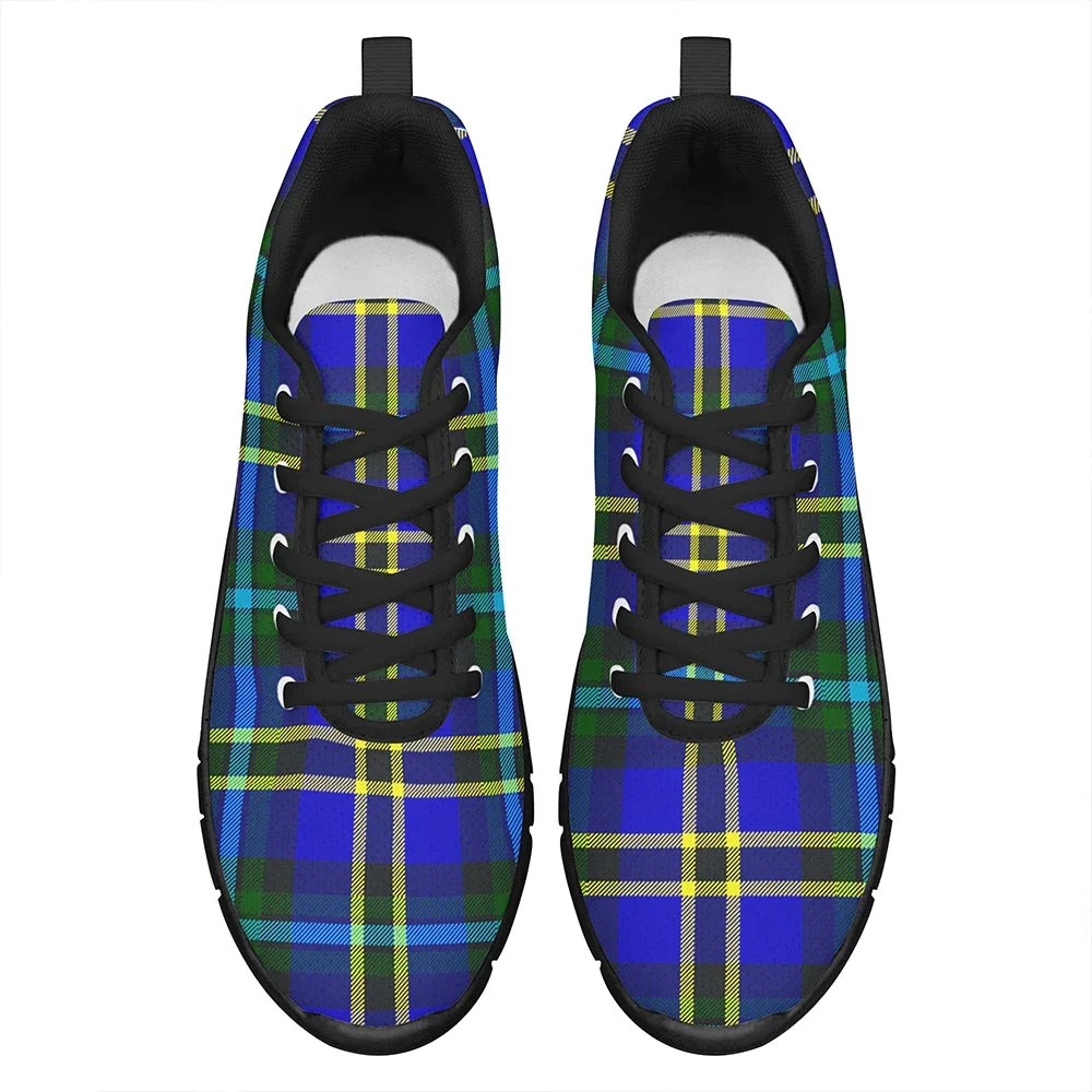 Weir Modern Tartan Plaid Sneakers