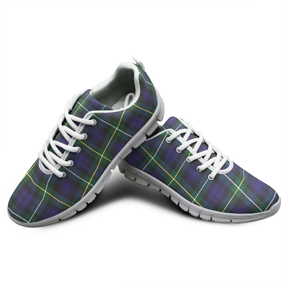 Campbell Argyll Modern Tartan Plaid Sneakers