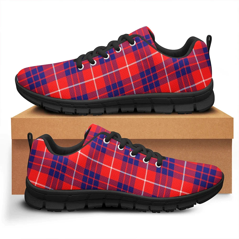 Hamilton Modern Tartan Plaid Sneakers