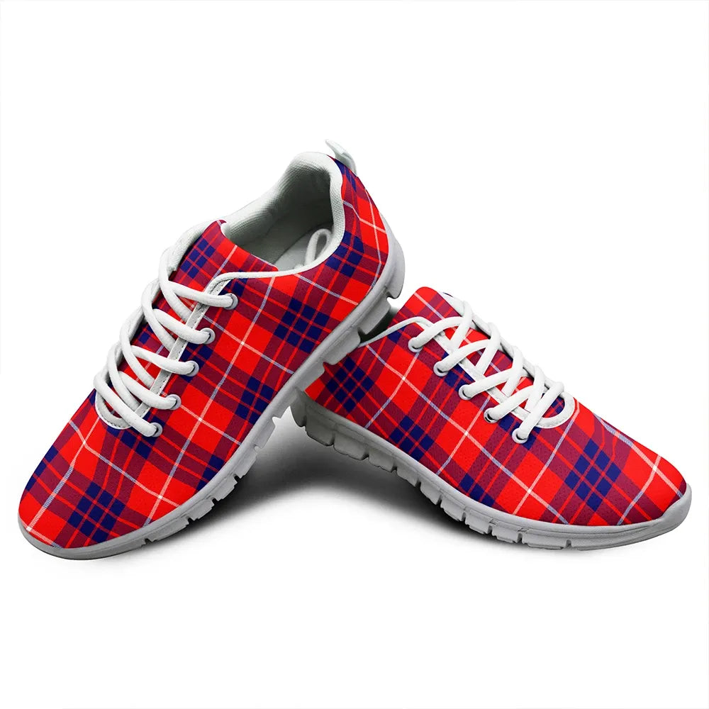 Hamilton Modern Tartan Plaid Sneakers