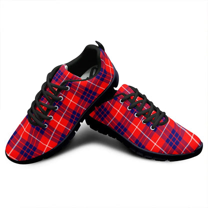 Hamilton Modern Tartan Plaid Sneakers