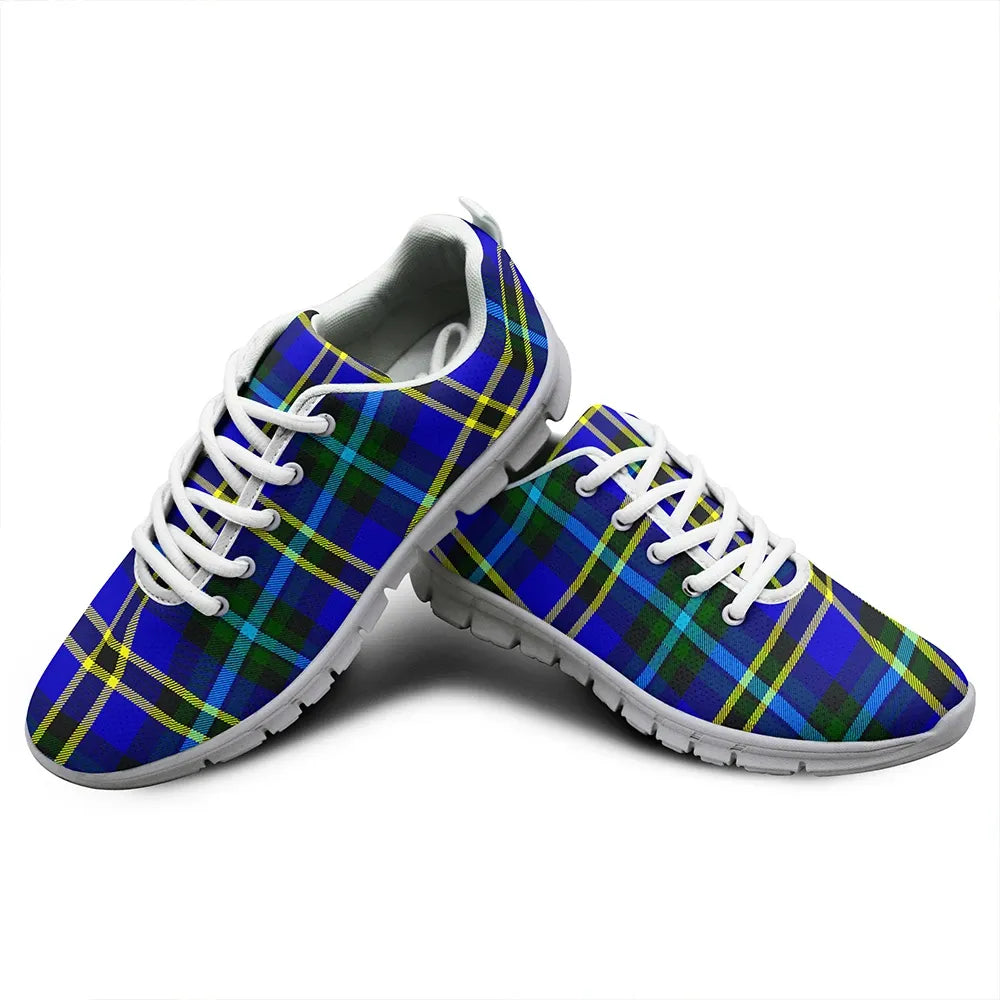 Weir Modern Tartan Plaid Sneakers