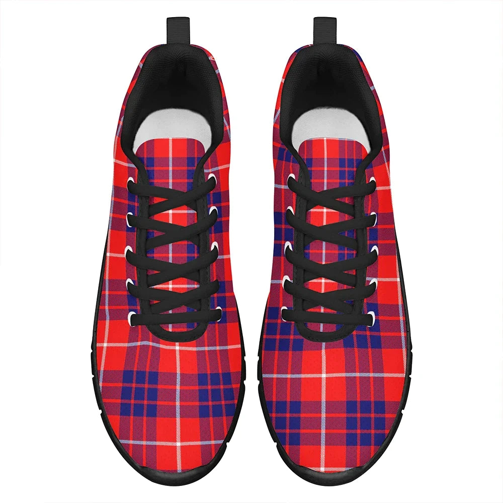 Hamilton Modern Tartan Plaid Sneakers