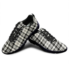 SCOTT BLACK AND WHITE ANCIENT Tartan Plaid Sneakers