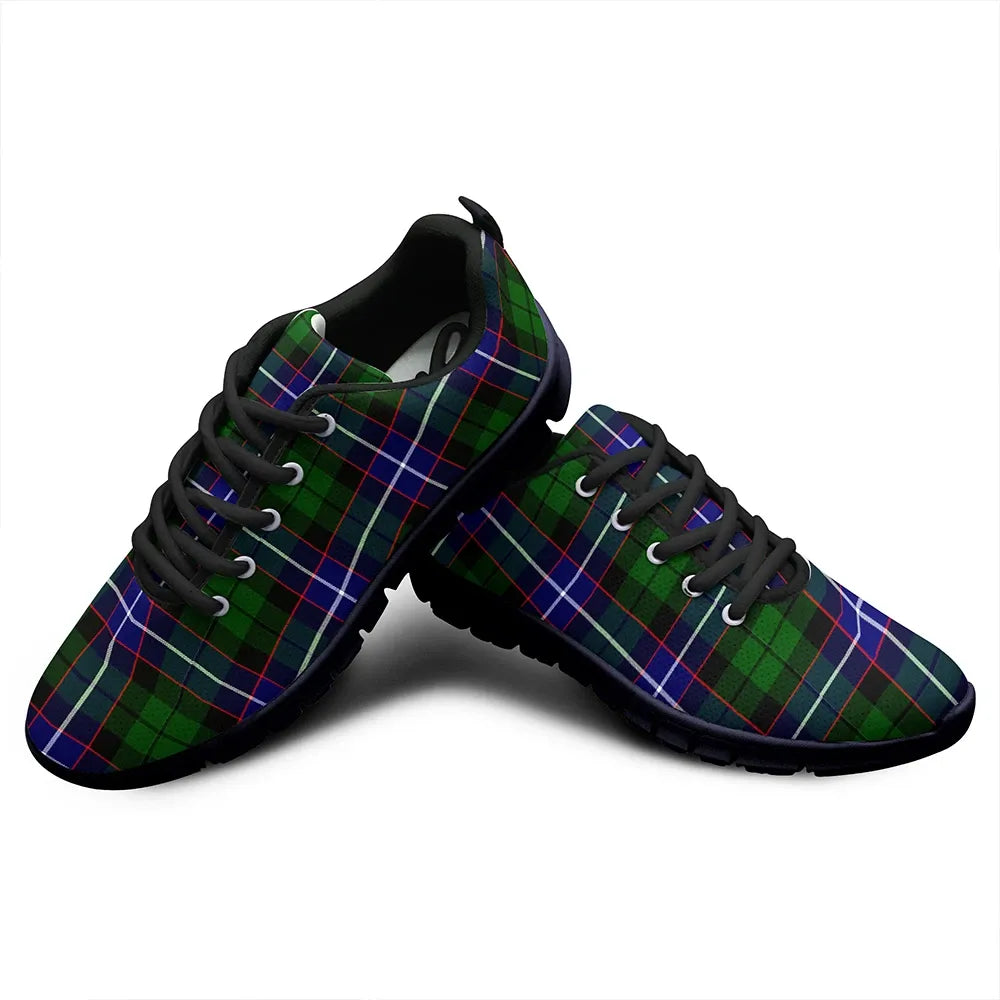 Russell Modern Tartan Plaid Sneakers