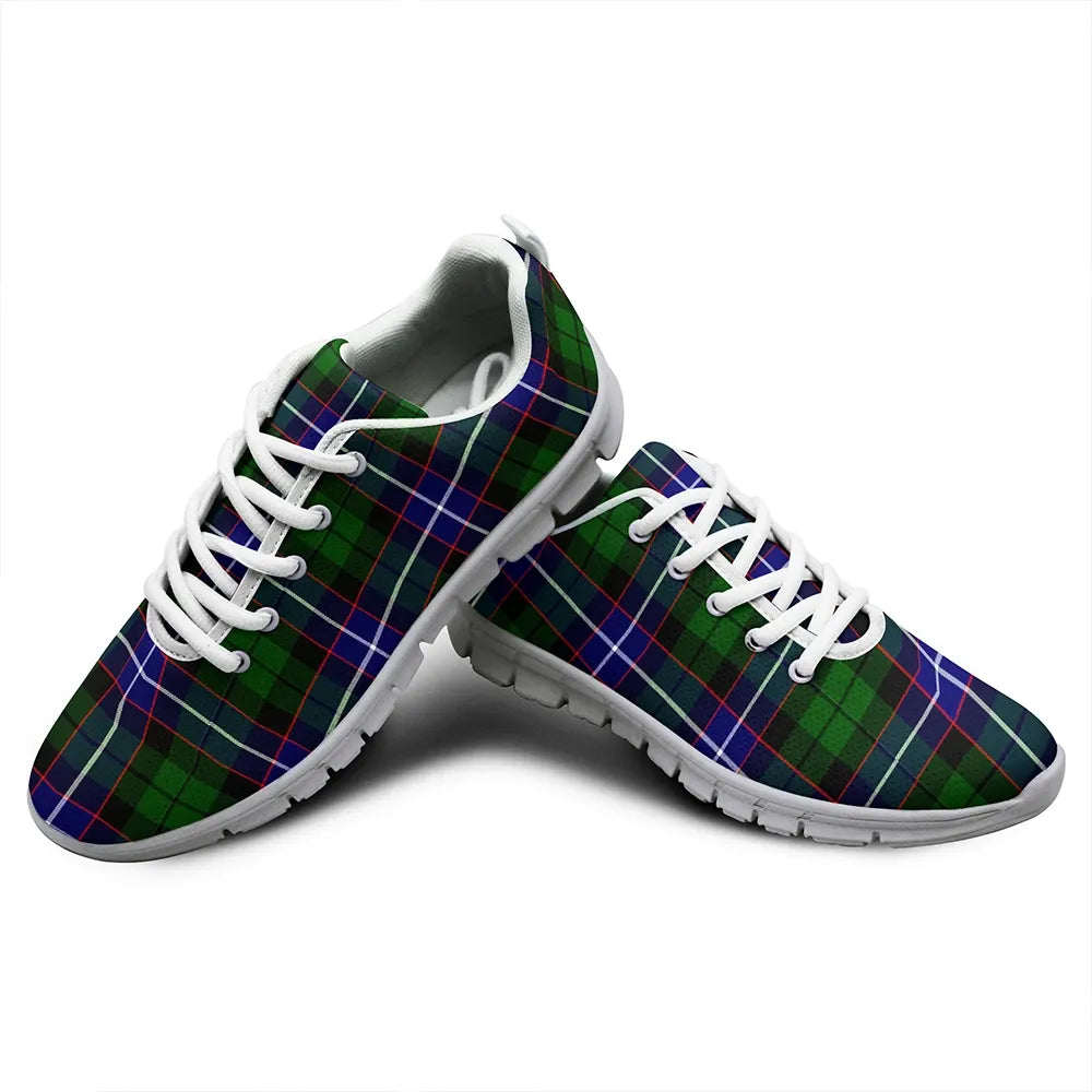 Russell Modern Tartan Plaid Sneakers