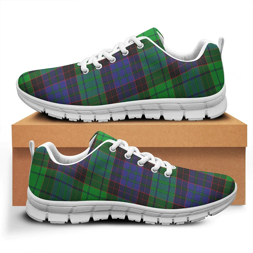 Stewart Old Modern Tartan Plaid Sneakers