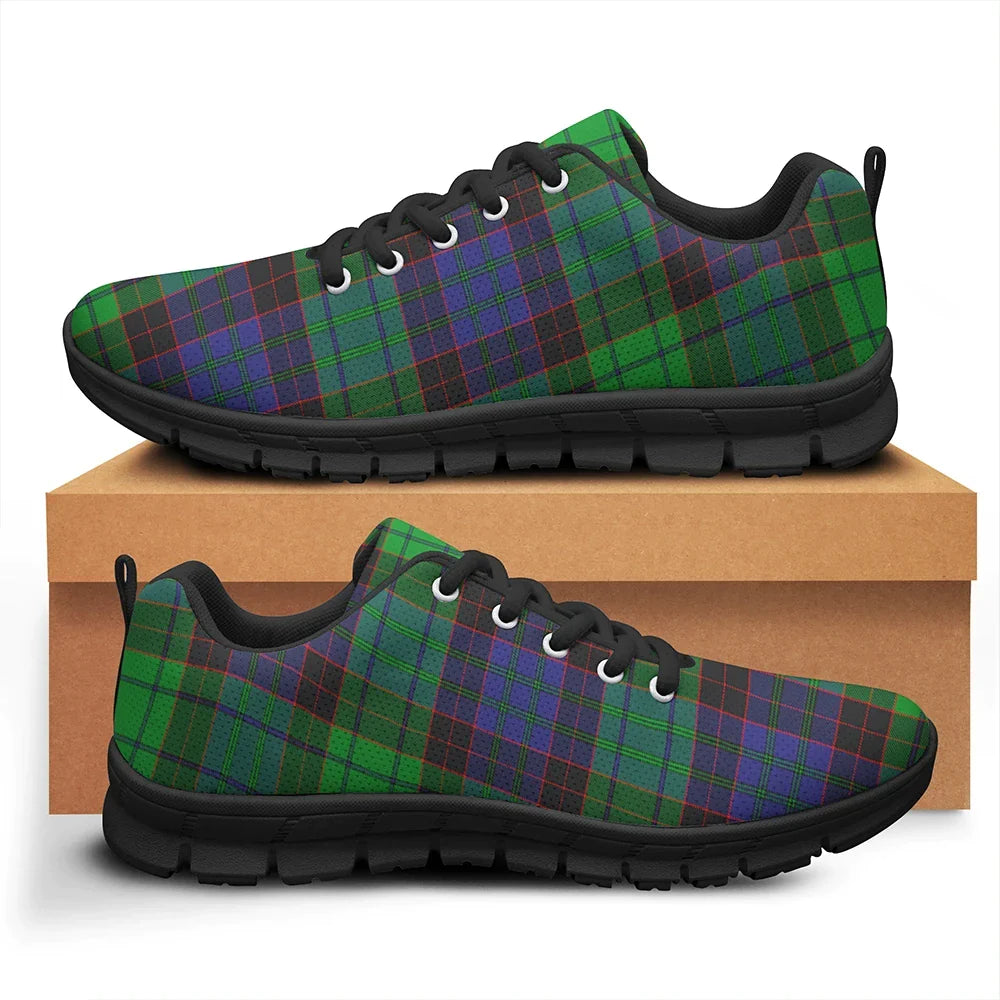 Stewart Old Modern Tartan Plaid Sneakers