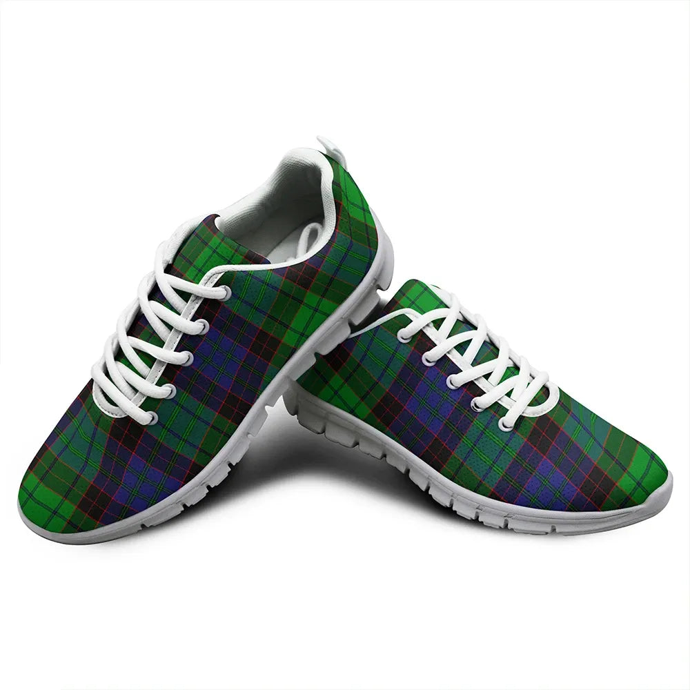 Stewart Old Modern Tartan Plaid Sneakers