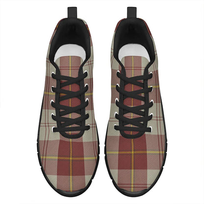 Cunningham Burgundy Dancers Tartan Plaid Sneakers