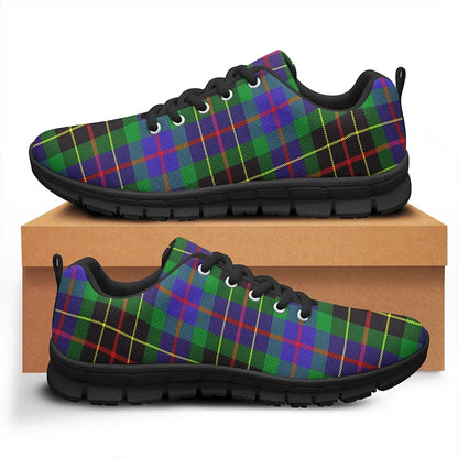 Brodie Hunting Modern Tartan Plaid Sneakers