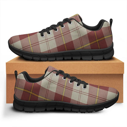 Cunningham Burgundy Dancers Tartan Plaid Sneakers