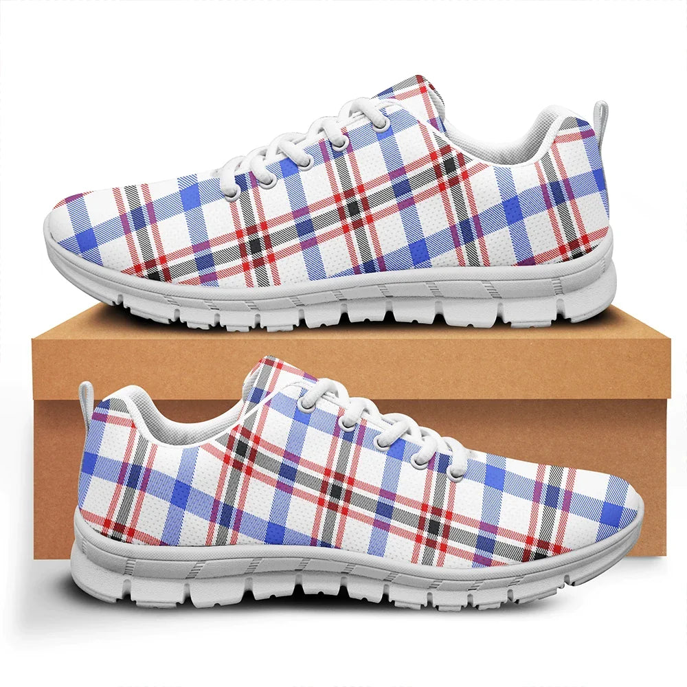 Boswell Modern Tartan Plaid Sneakers