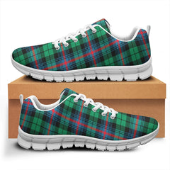 Urquhart Broad Red Ancient Tartan Plaid Sneakers