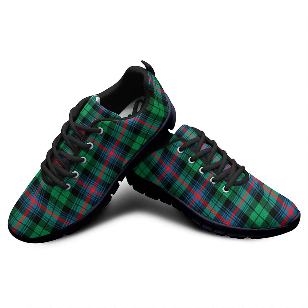 Urquhart Broad Red Ancient Tartan Plaid Sneakers