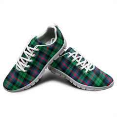 Urquhart Broad Red Ancient Tartan Plaid Sneakers