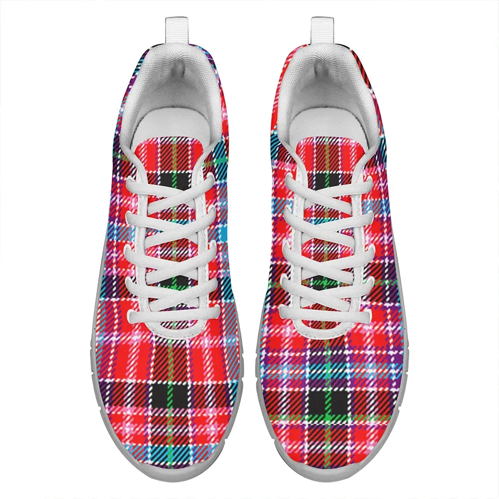 Aberdeen District Tartan Plaid Sneakers