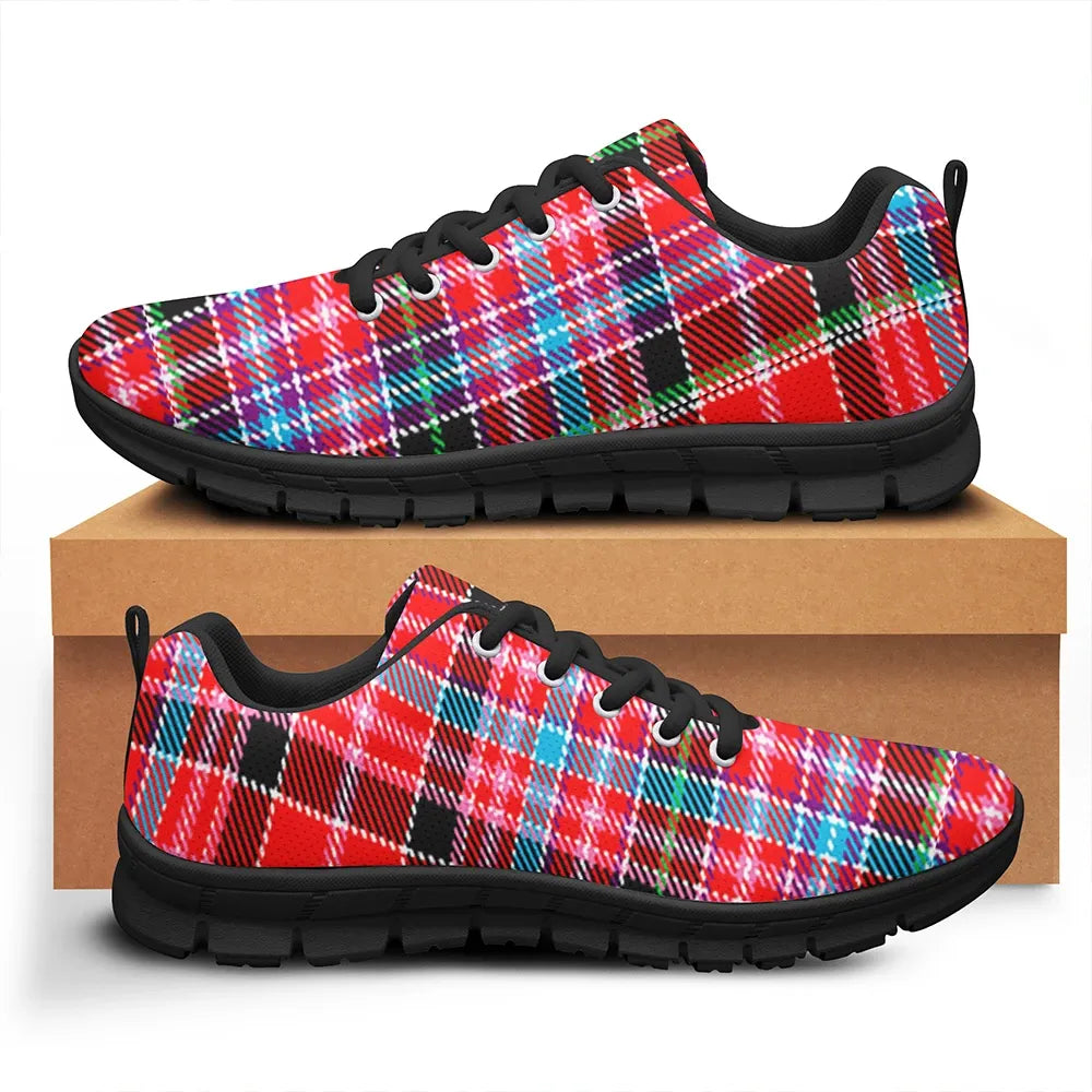 Aberdeen District Tartan Plaid Sneakers