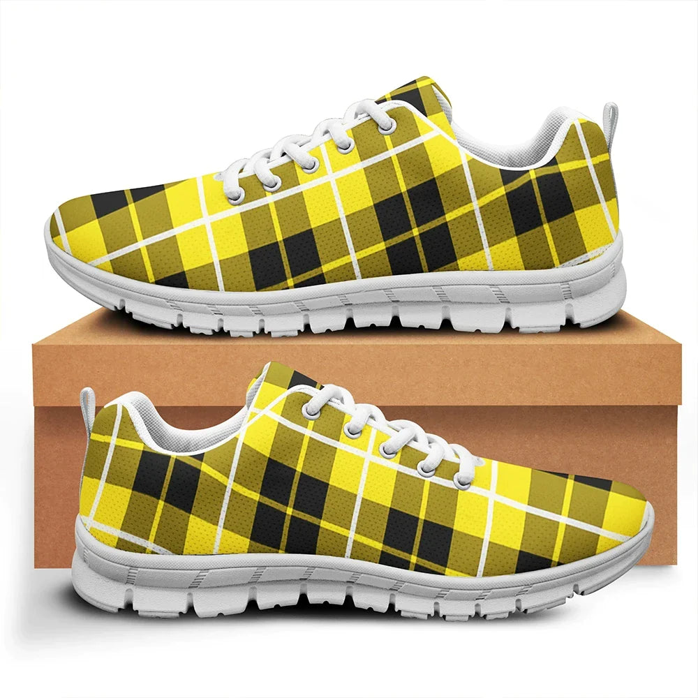 Barclay Dress Modern Tartan Plaid Sneakers