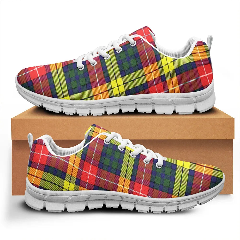 Buchanan Modern Tartan Plaid Sneakers