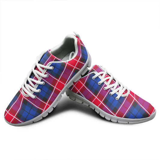 Graham of Menteith Red Tartan Plaid Sneakers